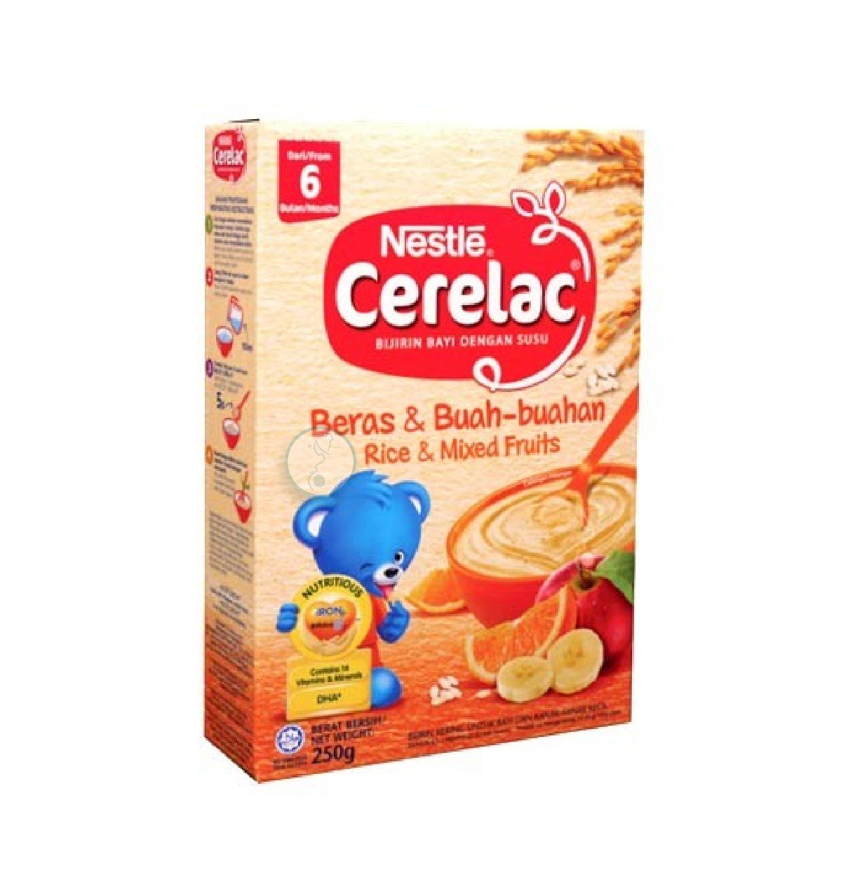 NESTLE Cerelac Rice & Mixed Fruits 6+ Months 250g