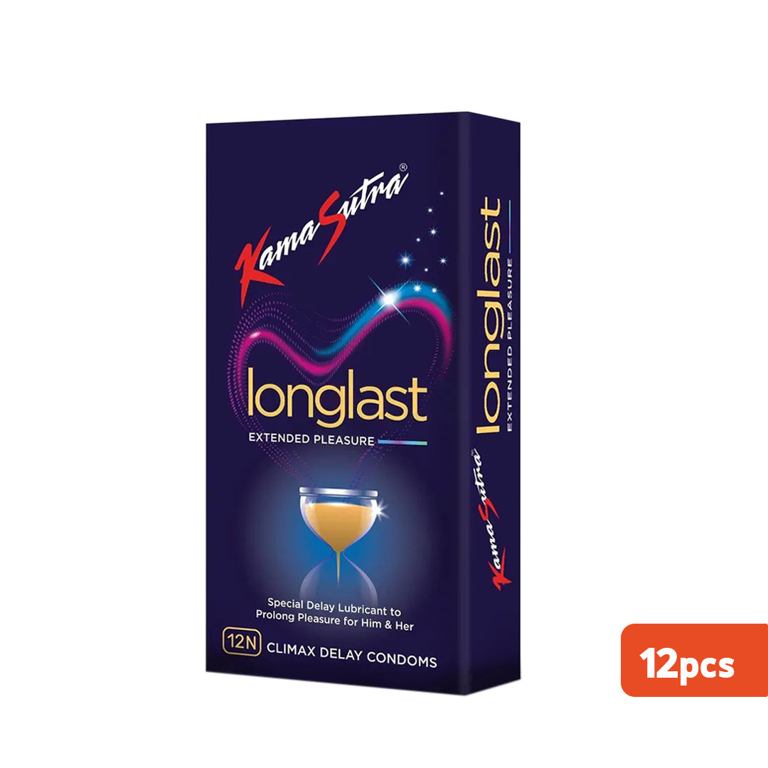 KAMASUTRA Longlast Climax Dealy Condom 12pcs