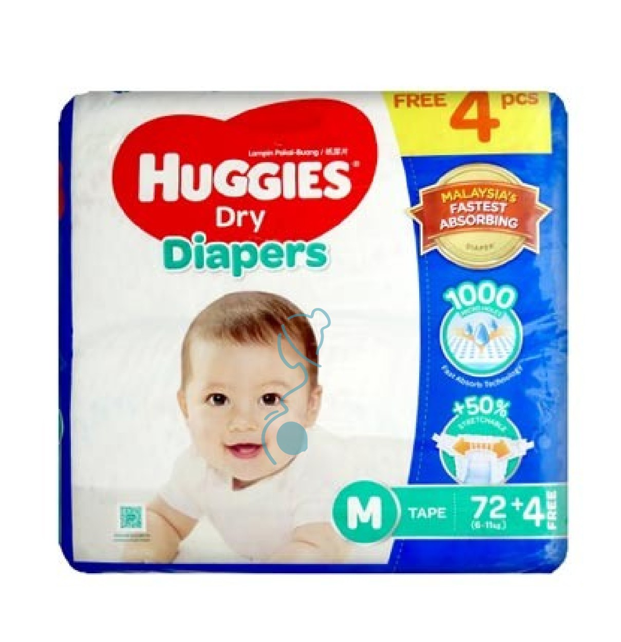 Buy Huggies Dry Pants Super Jumbo Pack XL 42pcs from pandamart