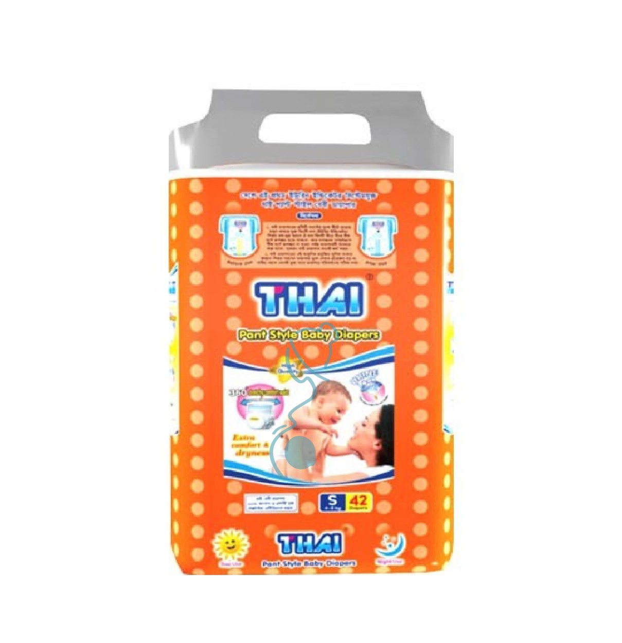 THAI Pant Diaper S Size  4-8kg 42pcs